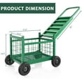 thumbnail image 3 of Garden Work Seat with Wheels, Upgraded Heavy Duty Gardening Cart with Seat - Garden Rolling Stool with Wheels, 3 of 7