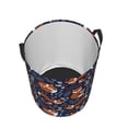 thumbnail image 5 of Uemuo Cute Foxes Pattern Circular Laundry Hamper Basket with handles,Collapsible laundry basket,Large capacity laundry hamper,Laundry Organizer-Small, 5 of 8