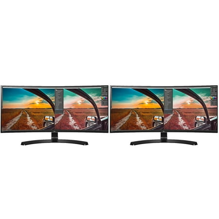 Dial Curved - LG (34UC88) Curved UltraWide IPS Dual Monitor Workspace Bundle