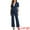 Dark Blue, variant on DARING DIVA Women's One Button Blazer 2 Pcs Outfits Jacket Suit Pants XS Black