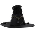 thumbnail image 1 of 1 sombrero de bruja de Halloween para decoraciones de Halloween., 1 of 3