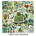 thumbnail image 5 of Pegatinas de plantas verdes estéticas, 50 Uds., pegatinas impermeables para ordenador portátil, calcomanías para botella de agua, ordenador portátil, monopatín, parachoques, 5 of 5