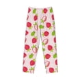 thumbnail image 4 of Xecao Hand Drawn Strawberry Men's Straight Lounge Pajama Pants: The Ultimate in Comfortable Sleepwear, 4 of 9