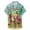 Red, variant on Mens Beach Shirts Short Sleeve Button Down Lapel Printed Tops Summer Holiday Funny Hawaiian Shirt for Men Red L