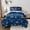 Blue, variant on Btargot 5PCS Reversible Blue Dinosaur Construction Trucks Comforter Set for Boys Kids Full Dinosaur Cars Bedding Set