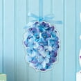 thumbnail image 5 of Eespoir Blue Hydrangea Egg Hanging Decoration, Easter Egg Acrylic Hanging Decoration, Wall Hanging Faux Plant Spring Easter Decorations for Porch Home, 3.15", 5 of 8