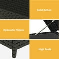 thumbnail image 5 of Craftian Outdoor 260 Gallon Waterproof Wicker Deck Box, Black, 5 of 10