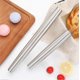 thumbnail image 4 of KAIYANG Rodillo de metal para hornear, rodillo de acero inoxidable para panaderos, galletas, pasteles, 33 cm, 4 of 5