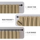 thumbnail image 2 of Cortinas Joydeco 2 Paneles Beige Aislantes Térmicas 132x213 cm, 2 of 9