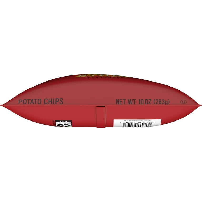 Jays Hot Stuff Potato Chips, 10 oz Bag - Perfect for Party, Salted