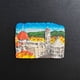 thumbnail image 2 of Imán para nevera, Florencia, Italia, resina 3D, catedral de Florencia, 2 of 2