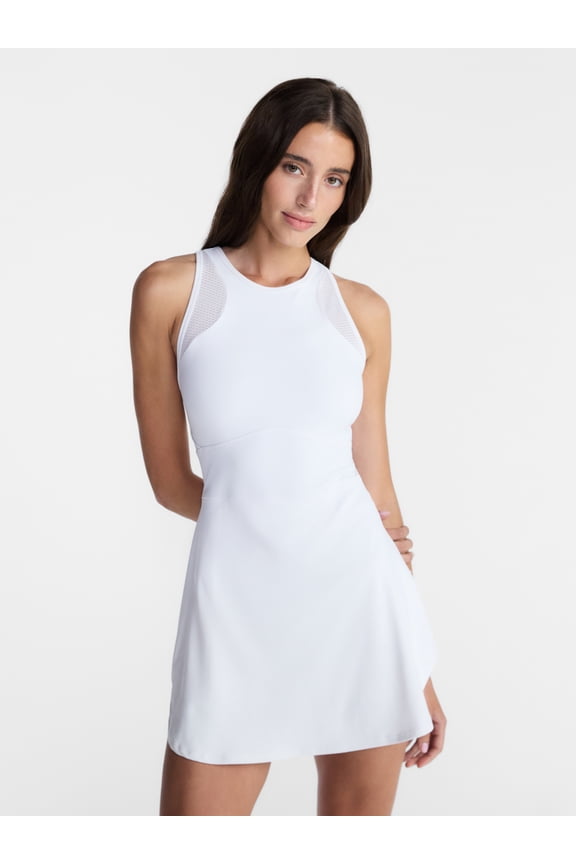 Womens and Women's Plus Tennis Mesh Dress, Sizes XS-4X