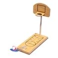 thumbnail image 1 of Juguete de baloncesto con dedos, juego de juegos de baloncesto de madera, juguete deportivo divertido, máquina de tiro, mesa portátil, juegos interactivos para padres e hijos, 1 of 5