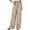 Light Blue, variant on BTFBM Floral Wide Leg Pants Woman Spring Summer Smocked Elastic Waist Long Pant Resort Wear Beach Vacation Outfits