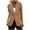 Khaki, variant on ZVNAΖH 2 Button Blazer Jackets for Women Lightweight Slim Fit Jackets with Padded Shoulder for Business Casual
