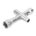 thumbnail image 3 of M3 Brass Hex Pillar Screw Nut Parts Kit， Mini Cross Wrench Socket Set Bolts Fastener Assortment with Hex Pillar, Nut and Cross Wrench Socket for Smart Car, 3 of 7