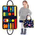 thumbnail image 1 of Tablero Ocupado Portátil, Juguete Educativo, Juguete Portátil Para La Primera Infancia, Tablero De Aprendizaje, Herramientas Educativas Para Niños, Juguetes Y Regalos Methold BA001067-00, 1 of 6