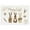 D, variante sur Binwennn Ensemble de Table de Bar pour 4, Ensemble de Table à Manger Ovale pour 4 avec Napperons Ronds à Motif de Feuilles pour Table à Manger, Napperons Lapin de Pâques, Décoration de Table pour Fête, Tapis Isolant