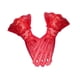 thumbnail image 5 of Guantes cortos de encaje para mujer, transparentes, elegantes, para boda, formales, fiesta de té, disfraz de princesa, novia, graduación, ópera Rojo, 5 of 8