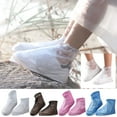thumbnail image 4 of Hovilon Deals Waterproof Shoe Covers Boot Covers，Shoe Covers for Rain，Reusable Overshoes Shoe Protectors with Waterproof Zipper Not-Slip Rain Shoe Covers for Women and Men, 4 of 4
