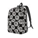 thumbnail image 1 of Balery White Sunflowers Mochila Clásica Impresa Básica para Viaje, Mochila Escolar Resistente al Agua, Mochila de Lona con Correas Ajustables-Medium, 1 of 5