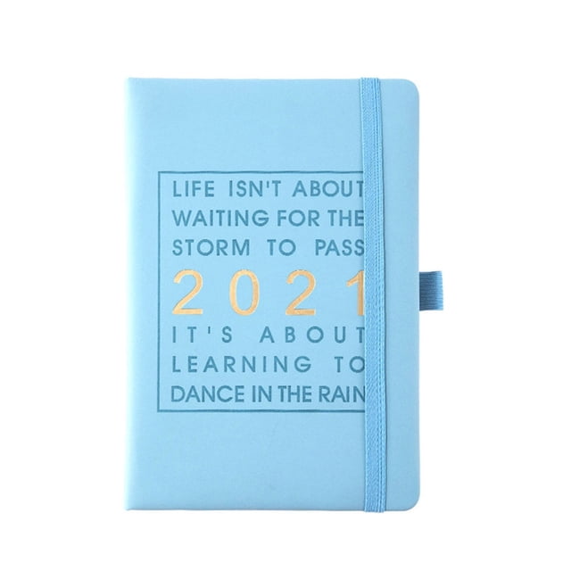 LSLJS A5 Semaine pour Visualiser Bloc-Notes Diary Couverture Rigide Design Mode Planificateur, un Carnet