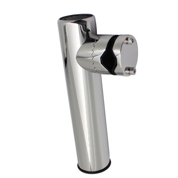 Clamps on Adjusted Rod Holder on Mounting Rail for Boats Stainless Fishing Rod Holder Marine Fishing Rod Holder