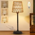 thumbnail image 3 of Clip-on Lamp Shade,2pack Lampshade Replacemen for Light,QZS Portable Light Cover for Decor,Lamp Cover for Exposed Bare Bulb Fixture,3.7x5.7x5.5In, 3 of 6