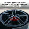 thumbnail image 2 of Mistaha Automatic Rotating Pull-Out Boosting Water Spray KTV Coffee Milk Tea Bar Glass Rinser 80cm Extendable 10° Tilt 360° Water Pressure Driven Gear Rotation ABS Plastic Kitchen Sink Washing Basin, 2 of 7