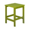thumbnail image 5 of Garden Square Plastic Adirondack Outdoor Side Table, Lime, 5 of 6