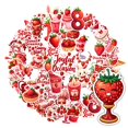 thumbnail image 3 of 35pcs-50pcs Red Stickers Stationery Stickers Sweet Kids Stickers Funny DIY Stickers for Laptops Suitcases, 3 of 9
