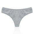thumbnail image 1 of Tanga de mujer joven sexy con encaje adornado entrepierna de algodón para mujer Fridja  nalpqowj14756, 1 of 7