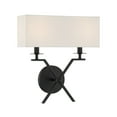 thumbnail image 3 of Arondale 2-Light Wall Sconce in Matte Black, 3 of 5