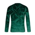 thumbnail image 4 of Blusas y camisas de manga larga con cuello redondo, moda casual para hombre, estampado deportivo, blusas de manga larga con cuello redondo, camisas para hombre, blusa de poliéster, 4 of 5