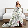 thumbnail image 4 of Herb Floral Blanket, Ultra Soft Funny Herb Floral Throw Blanket Gifts for Women Men Adults, Warm Cozy Plush Fleece Flannel Blankets 60"x50" for Couch Bedding, 4 of 7