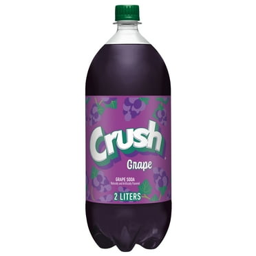 Crush Caffeine Free Grape Soda Pop, 2 L, Bottle