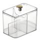 thumbnail image 3 of Xihbxyly Organizador de Cosméticos, Estuche con Tapa Transparente, Portabrochas de Maquillaje Compacto, Dispensador Eficiente de Hisopos de Algodón, Ideal para El Hogar y La Oficina, Simplifica Tu Ru, 3 of 7