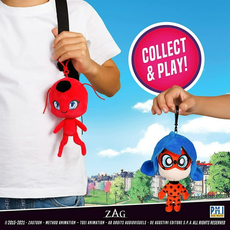 Miraculous Ladybug Tikki Zag Heroez 6 Plush Hanging Backpack Clip