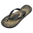 thumbnail image 2 of YAZAOOSummer Flip Flops Creatively Cosmic Sunburst Simple Beach Sandals, 2 of 8