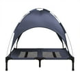 thumbnail image 4 of PETMAKER 36x30 Elevated Dog Bed with Canopy for Indoor/Outdoor Use (Blue), 4 of 7