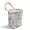 Blue Peony Floral, variant on Xixirimido Hanging Car Garbage Bin, Quilted Seat‑Back Trash Can Car Decor, Soft Quilted Cloth, Secure Hanging Loop, Open‑Top Design, Multipurpose, Easy To Mount In Car, Daisy Bee Botanical