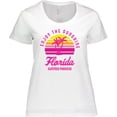 thumbnail image 3 of Inktastic Enjoy The Sunshine Florida Summer Paradise Women's Plus Size T-Shirt, 3 of 5