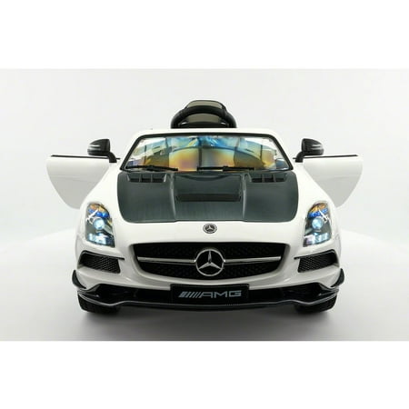 2018 LICENSED MERCEDES SLS AMG FINAL EDITION,12V ELECTRIC KIDS RIDE-ON CAR,GIRLS&BOYS,3-6 YEARS,MP3+MP4 COLOR LCD ENTERTAINMENT SYSTEM,RUBBER TIRES,LEATHER SEAT,LED BODY TRIM,PARENTAL