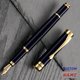 thumbnail image 1 of Pluma estilográfica con grabado de texto dorado para hombre, suministros escolares de lujo de alta calidad, material de papelería de Metal para oficina, regalo de tinta, 2023, 1 of 4