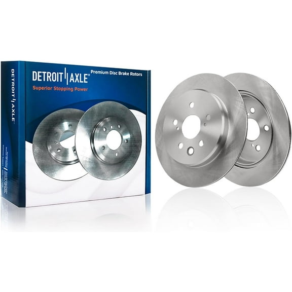 Detroit Axle - 12.20" inch Rear Disc Brake Rotors for Lexus GS200t GS300 GS350 GS450h IS200t IS300 IS350 RC200t RC300 RC350