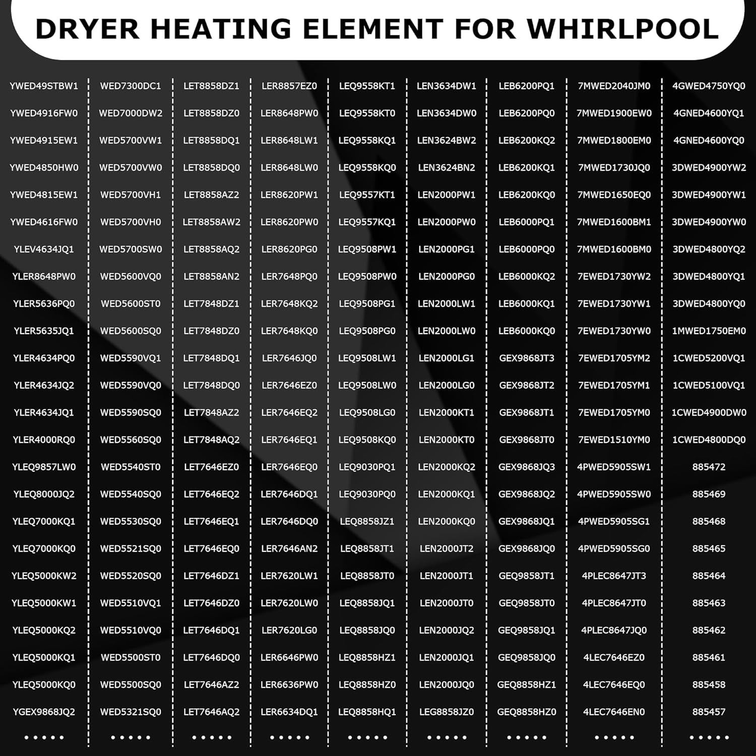 UPGRADE 279838 Dryer Heating Element for Whirlpool Kenmore Roper Maytag Amana Admiral Dryer Heating Element Part Thermostat Thermal Fuse medx655dw1 500 600 70 80 Series Model 110 Dryer Part