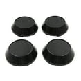 thumbnail image 1 of 4Pcs 65mm Dia Tapas Cubierta Protectores Tapacubos 4 Clips de Rueda Central de Coche Negro, 1 of 1