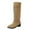 Khaki, variant on LOVZFMLL Boots for Women Mid Calf Winter Boots Buckle Round Toe Slip Resistant Low Block Heel Convertible Fall Winter Shoes