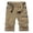 Khaki, variant on cllios Prime Clearance Mens Shorts Athletic, Men's Casual Shorts Mid-waist Multi-pocket Slim Five-piece Shorts