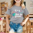 thumbnail image 2 of Gelikeya Big Girls Shirts Size 3-4 Grey First Day Of School Fourth Grade Shirt Back To School Toddler Girl Clothes (Toddlers, Novelty), 2 of 4